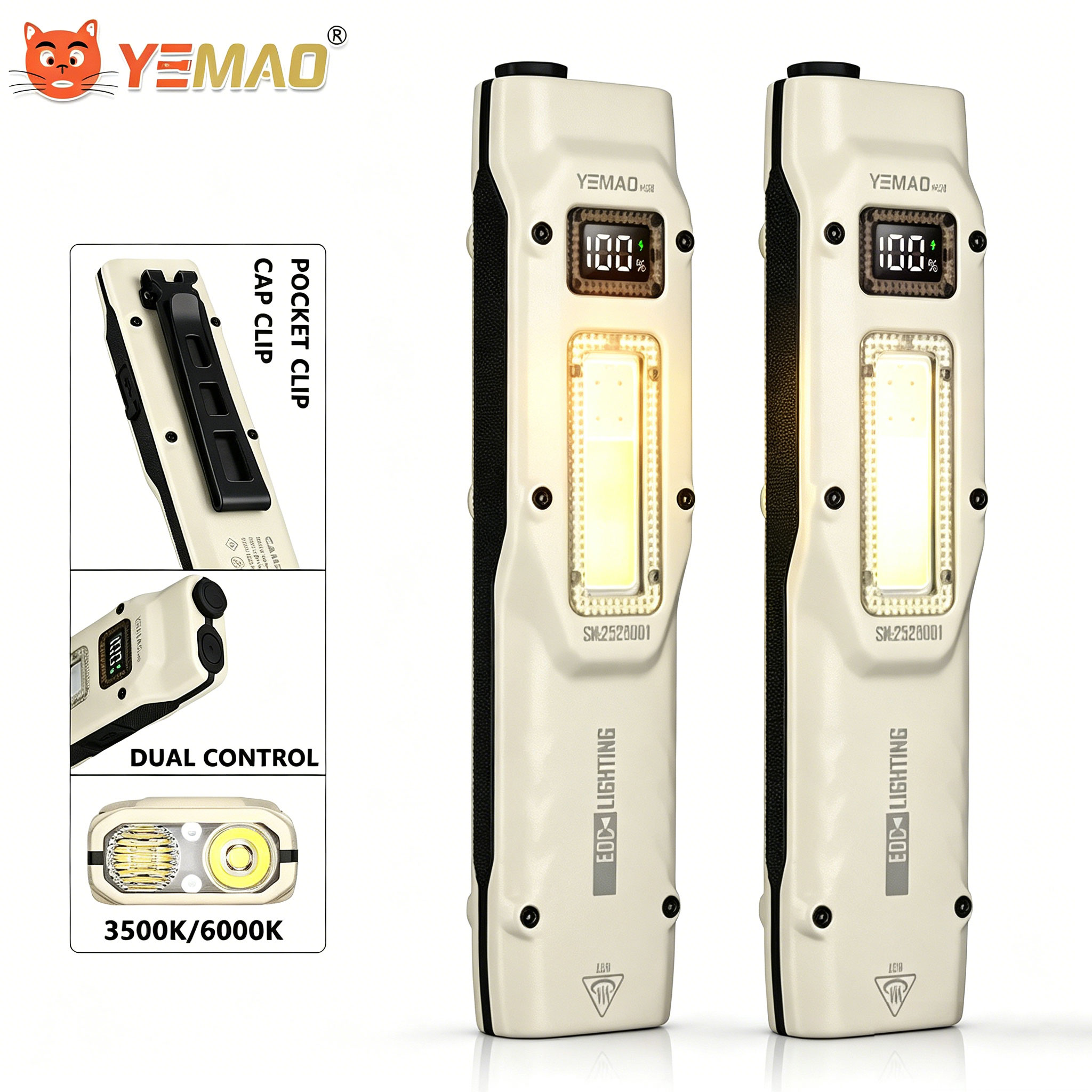 Outdoor Lighting Guide - المحمولة 880LM YEMAO M28 رقيقة جدا