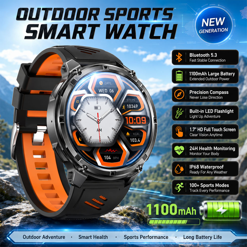 Outdoor Lighting Ip Rating - ساعة ذكية YAOCX AMOLED للرجال بسعة