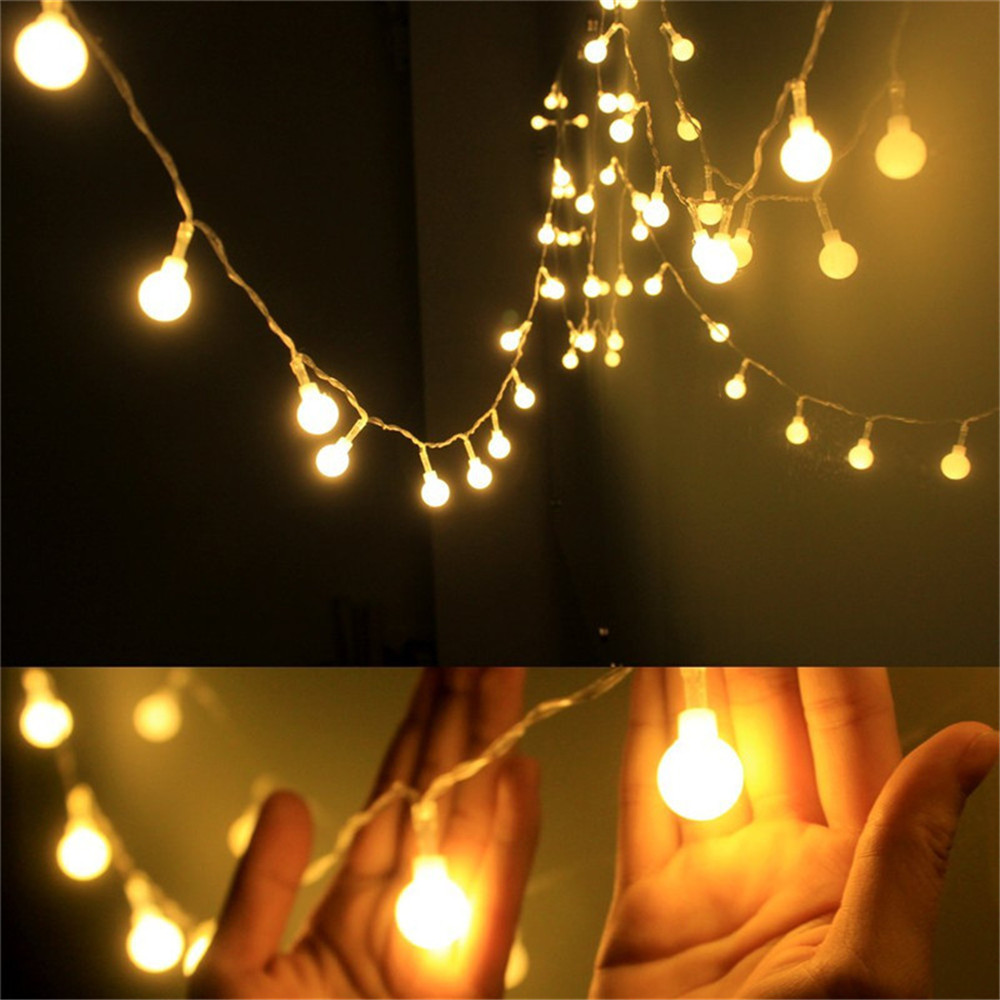 أضواء خيطية تعمل بالطاقة الشمس - مراجعة Outdoor Lighting Decoration وسعره