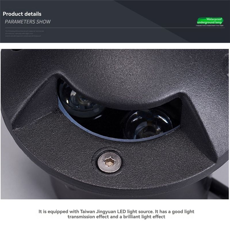 مصباح أرضي خارجي GOOD-3W مقاوم - مراجعة Outdoor Lighting Recessed وسعره