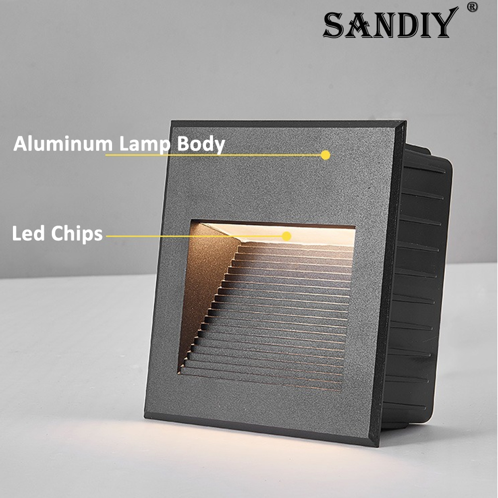 SANDIY راحة في الهواء الطلق ال - مراجعة Outdoor Lighting Recessed وسعره