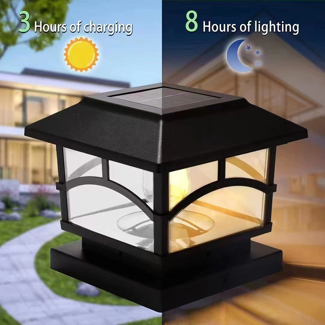 أضواء شمسية لأعمدة السياج، مصب - مراجعة Post Cap Light وسعره