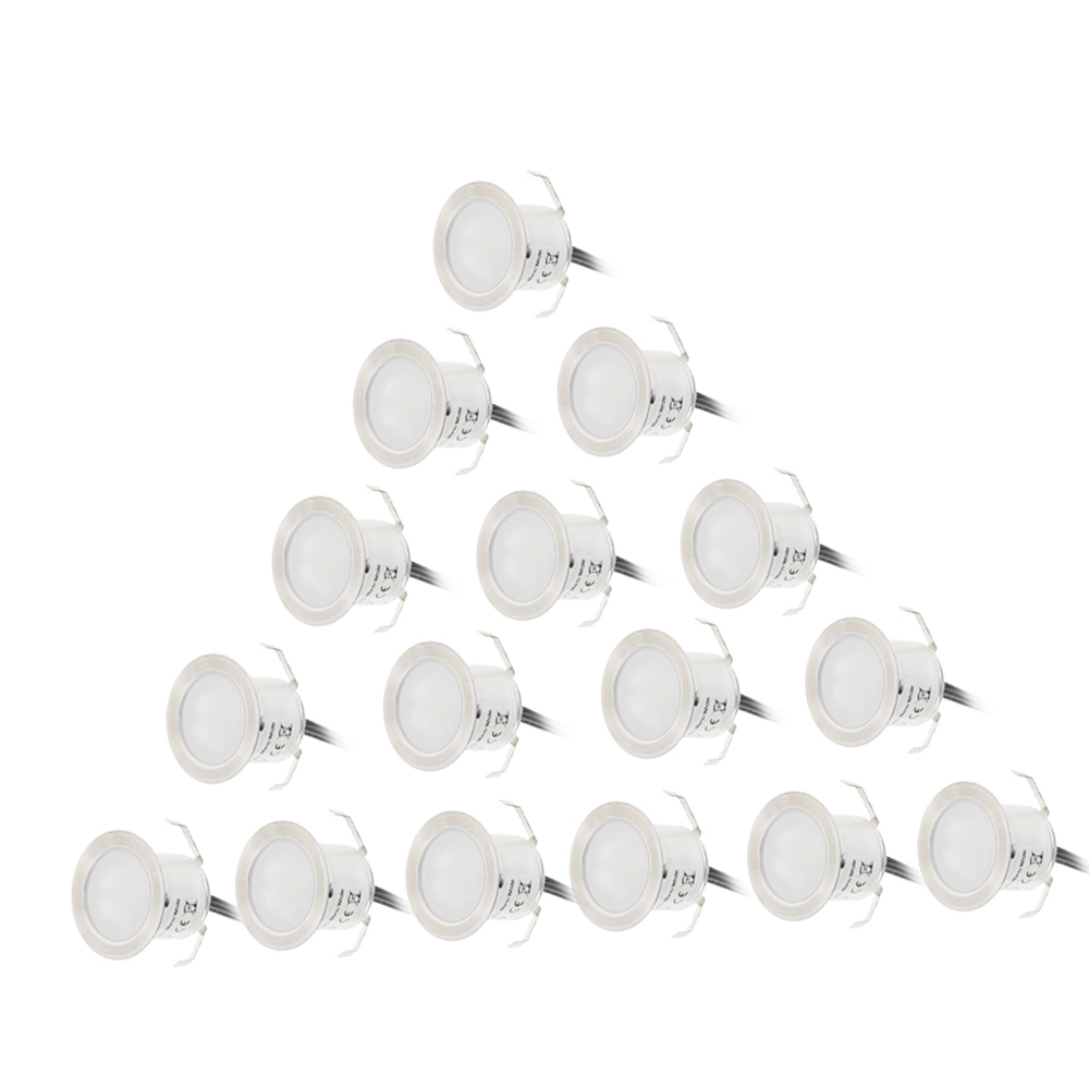 16 قطعة إضاءة LED غاطسة عالية  - مراجعة Outdoor Lighting Recessed وسعره