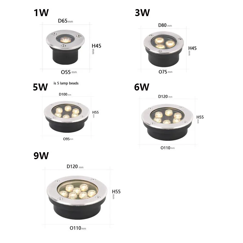 مصباح LED رفيع مقاوم للماء IP6 - مراجعة Outdoor Lighting Recessed وسعره