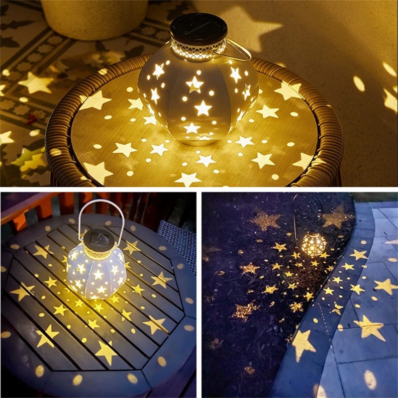 مصباح حديقة على شكل نجمة، أضوا - مراجعة Outdoor Lighting Decoration وسعره