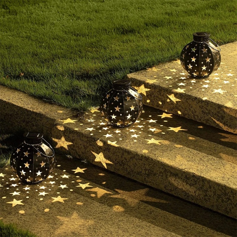 مصباح حديقة على شكل نجمة، أضوا - مراجعة Outdoor Lighting Decoration وسعره