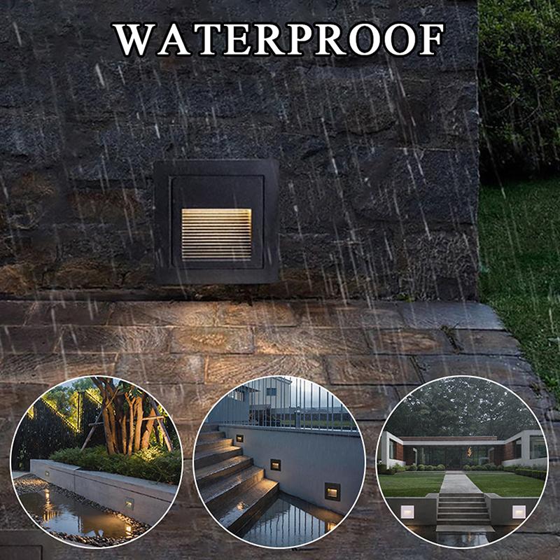 【CCA】مصباح جداري LED مقاوم للم - مراجعة Outdoor Lighting Recessed وسعره
