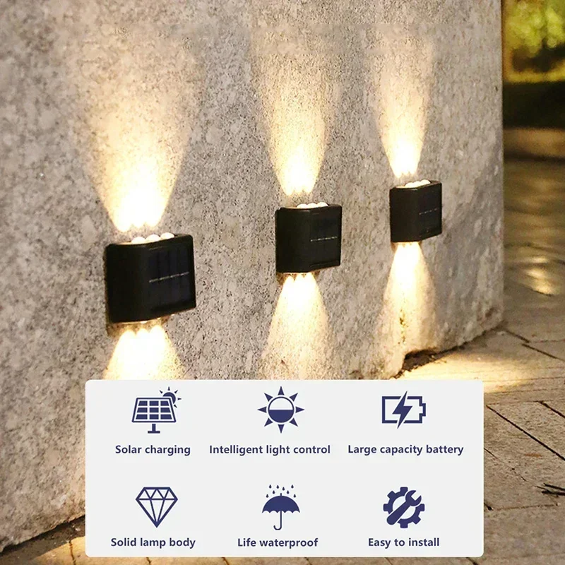 مصباح جداري شمسي LED خارجي مقا - مراجعة Outdoor Lighting Decoration وسعره
