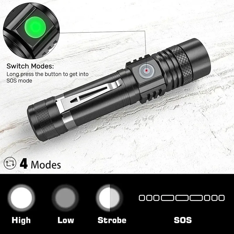 قابلة للشحن T6 مصباح يدوي محمو - مراجعة Outdoor Lighting Guide وسعره