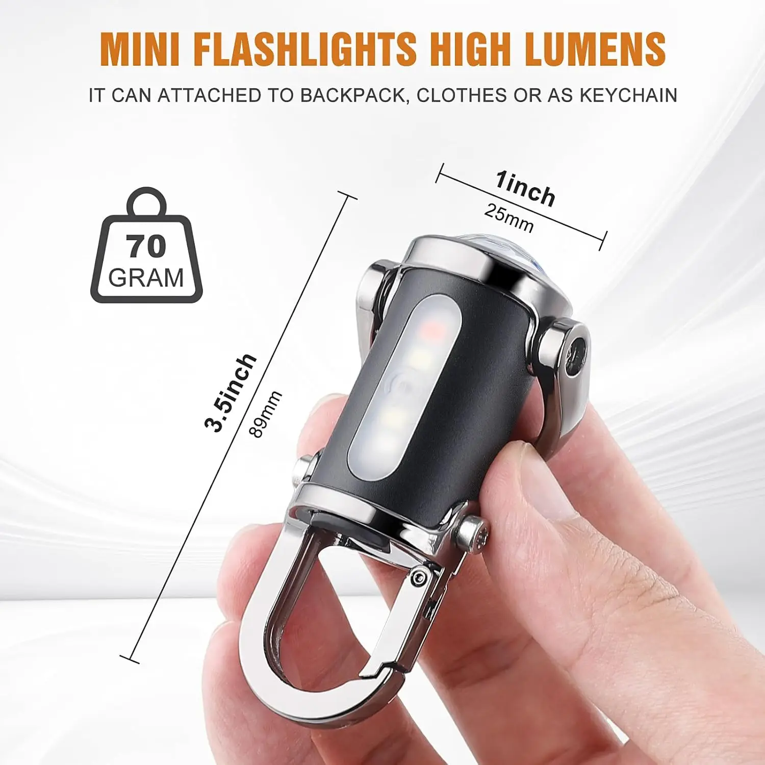 مصباح يدوي صغير بسلسلة مفاتيح  - مراجعة Outdoor Lighting Guide وسعره