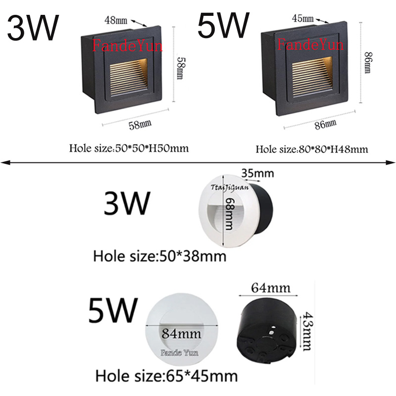 مصباح جداري LED غائر قابل للتع - مراجعة Outdoor Lighting Recessed وسعره