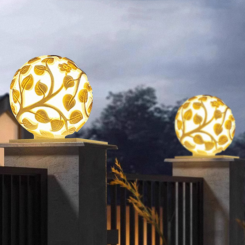 أضواء أعمدة خارجية تعمل بالطاق - مراجعة Outdoor Lighting Decoration وسعره