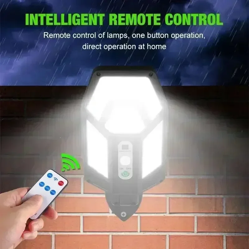 12000LM مصباح الجدار الشمسي ال - مراجعة Outdoor Lighting Construction وسعره