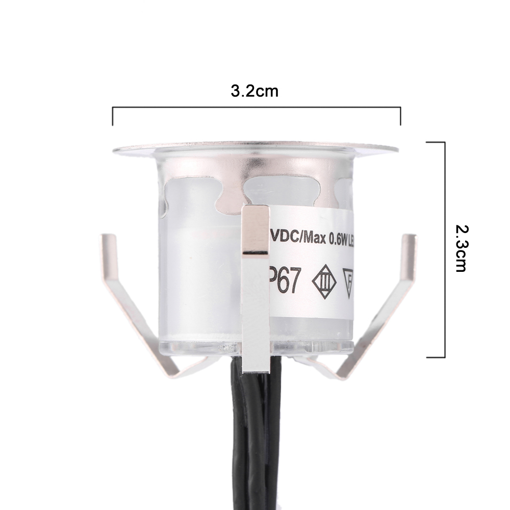 10 قطع من أضواء LED الأرضية ال - مراجعة Outdoor Lighting Recessed وسعره