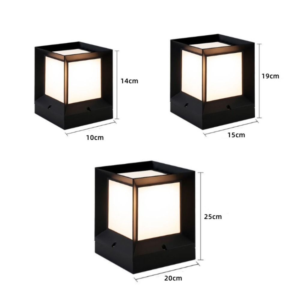 مصباح عمود خارجي حديث بتقنية L - مراجعة Post Cap Light وسعره