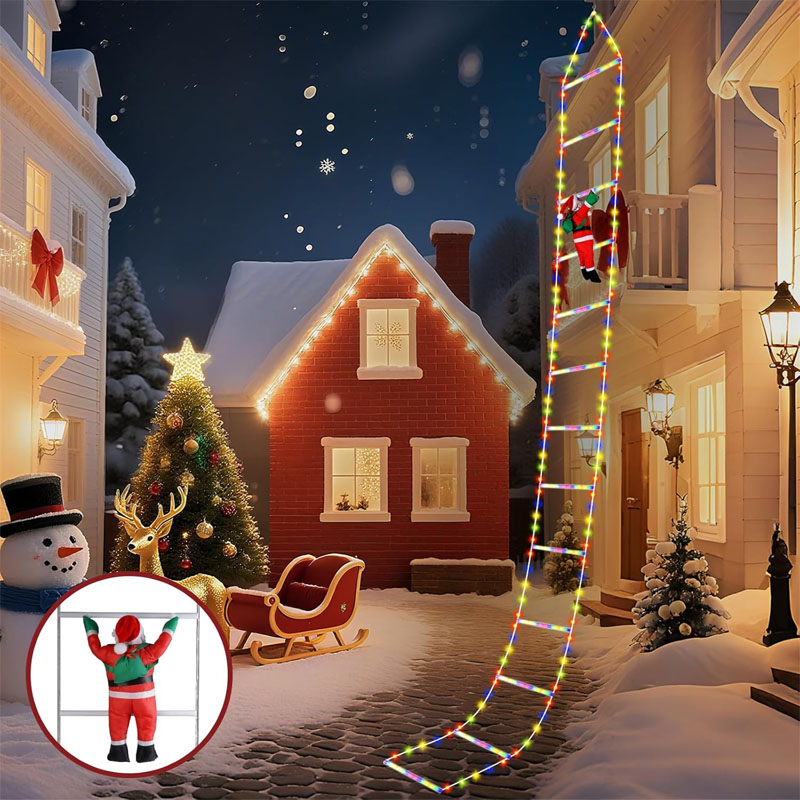 أضواء عيد الميلاد LED، سلسلة إ - مراجعة Outdoor Lighting Decoration وسعره
