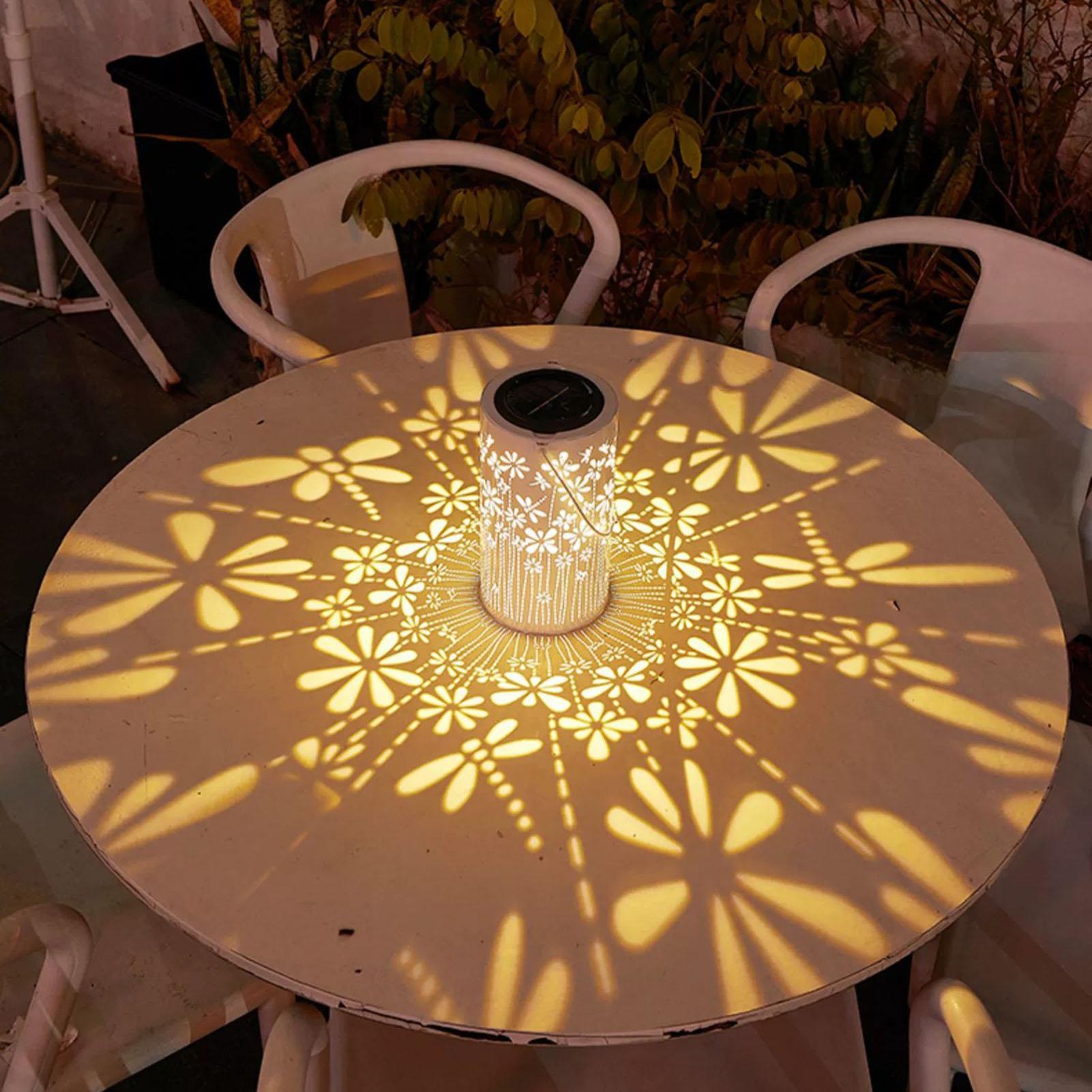 فوانيس شمسية زخرفية ملونة على  - مراجعة Outdoor Lighting Decoration وسعره