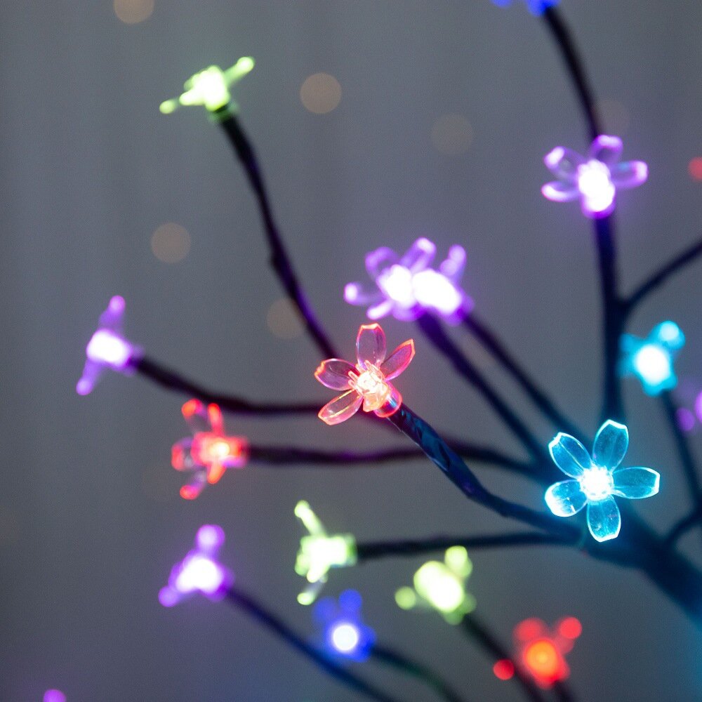 1/2 قطعة إضاءة على شكل فروع شج - مراجعة Outdoor Lighting Decoration وسعره