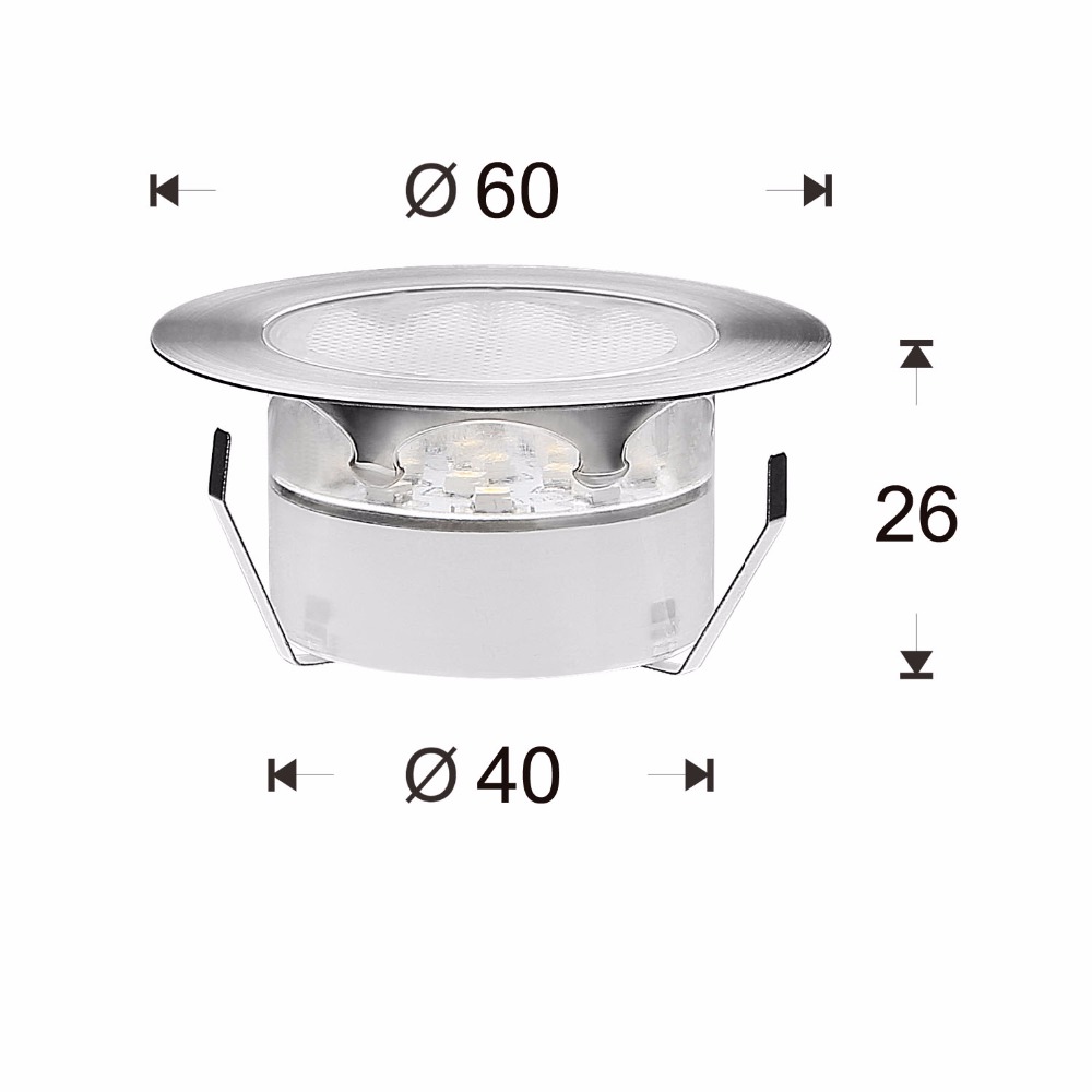 مصباح QACA خارجي مدمج منخفض ال - مراجعة Outdoor Lighting Recessed وسعره