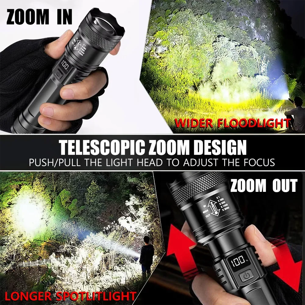 مصباح يدوي LED قابل لإعادة الش - مراجعة Outdoor Lighting Construction وسعره