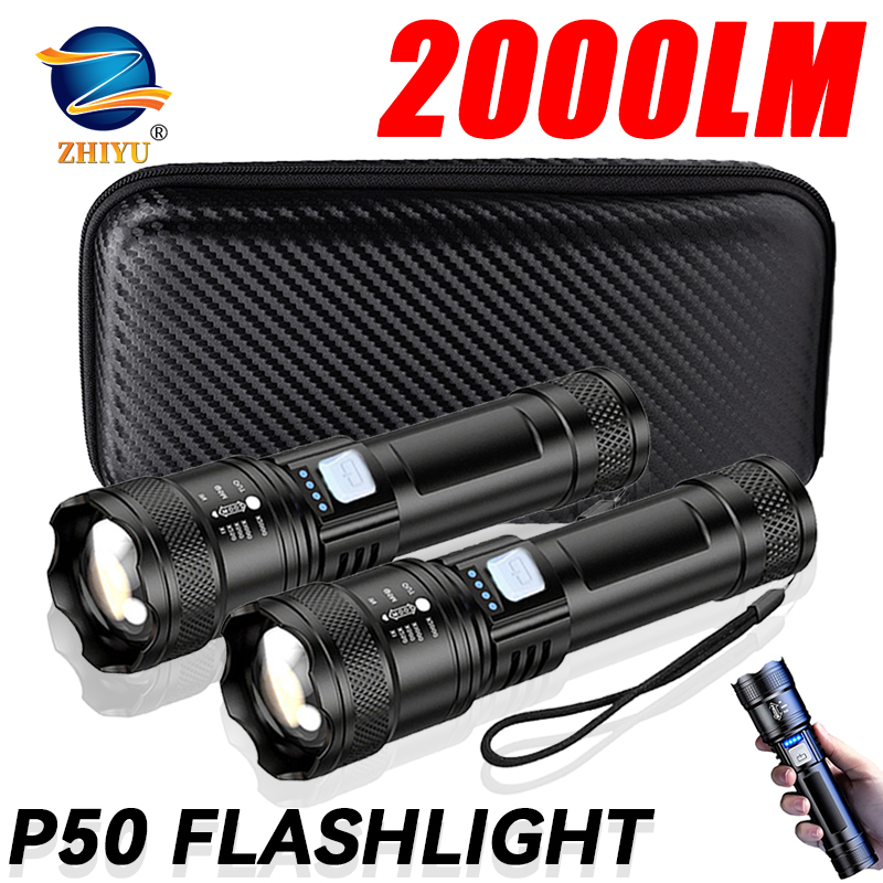 التكتيكية مصباح ليد جيب 2000LM - مراجعة Outdoor Lighting Construction وسعره