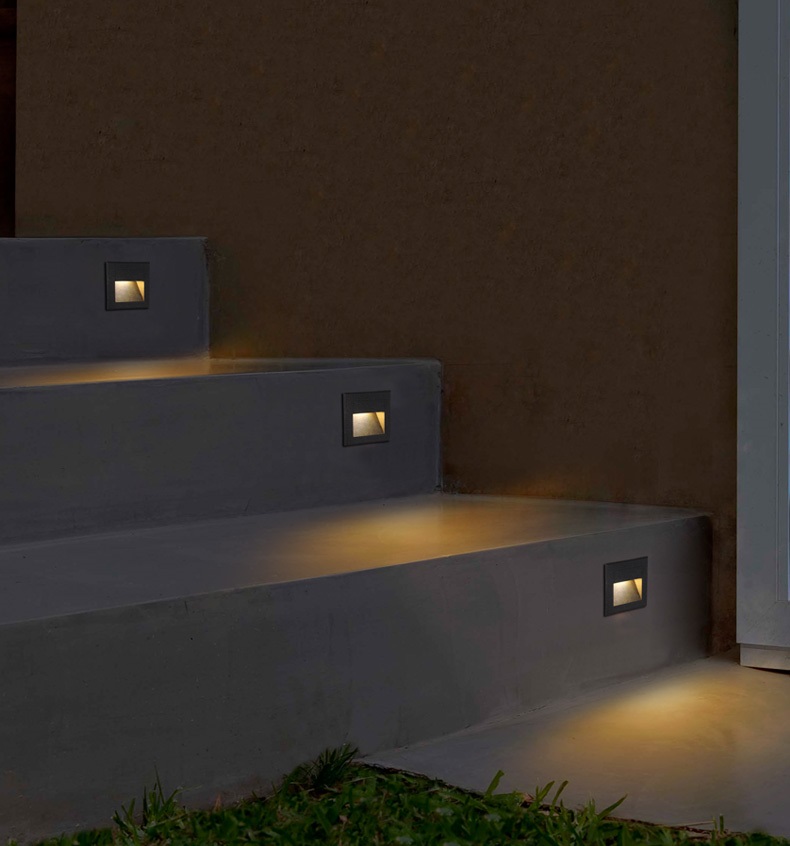 إضاءة LED للدرج والسلالم، 15 م - مراجعة Outdoor Lighting Recessed وسعره