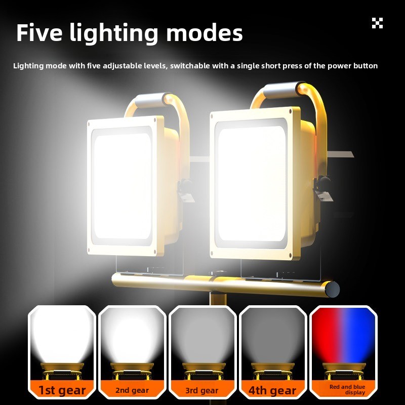 إضاءة متنقلة للبث المباشر في ا - مراجعة Outdoor Lighting Construction وسعره