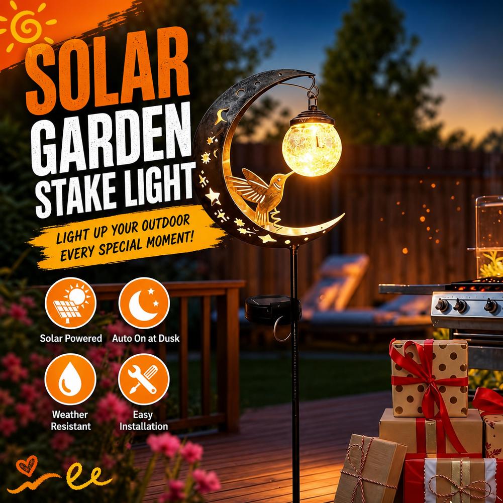 مصباح حديقة شمسي على شكل طائر  - مراجعة Solar Path Light وسعره