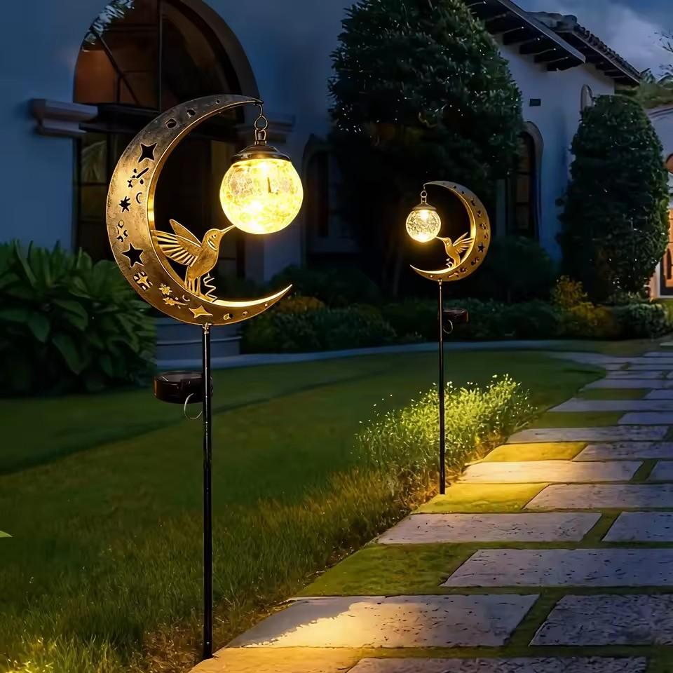 مصباح حديقة شمسي على شكل طائر  - مراجعة Solar Path Light وسعره